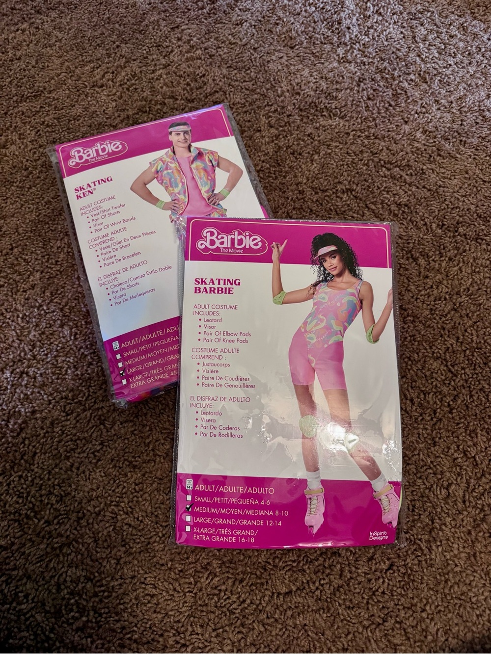 Skating Barbie & Ken Couples’ Costume Set